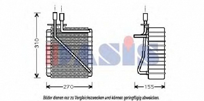 AKS DASIS 820271n -  Испаритель, кондиционер